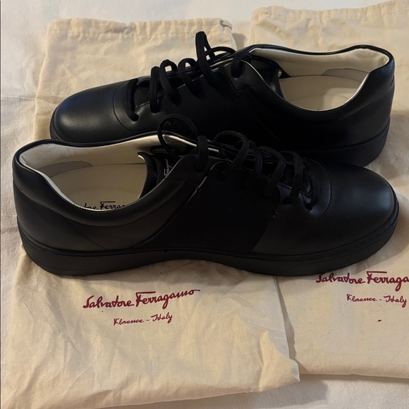 Salvatore Ferragamo Black Men's Sneakers - Picture 13 of 13